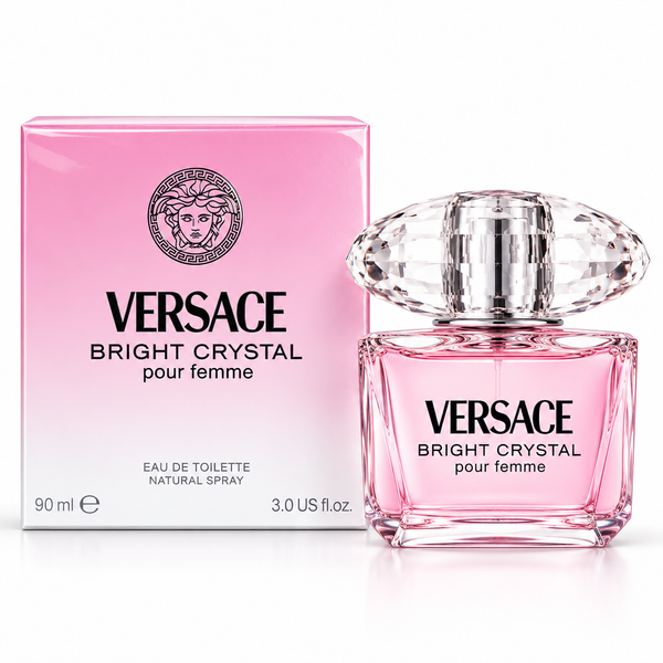 Versace Bright Crystal Eau de Toilette for Women 3.0 oz